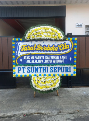 Papan Bunga Duka di Rikit Gaib